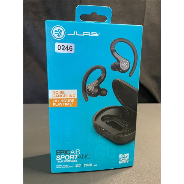 Lot of 1 Pair of Jlabs Epic Air Sport ANC True Wireless Earbuds - New