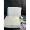 Image 1 : Lot of 2 Large Magnetic Whiteboard/Acrylic Weekly Planner Board Sets - 15 inch - Brand New!