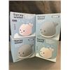 Image 1 : Lot of 4 Light-Up 3D Whale Bath Toys - Brand New