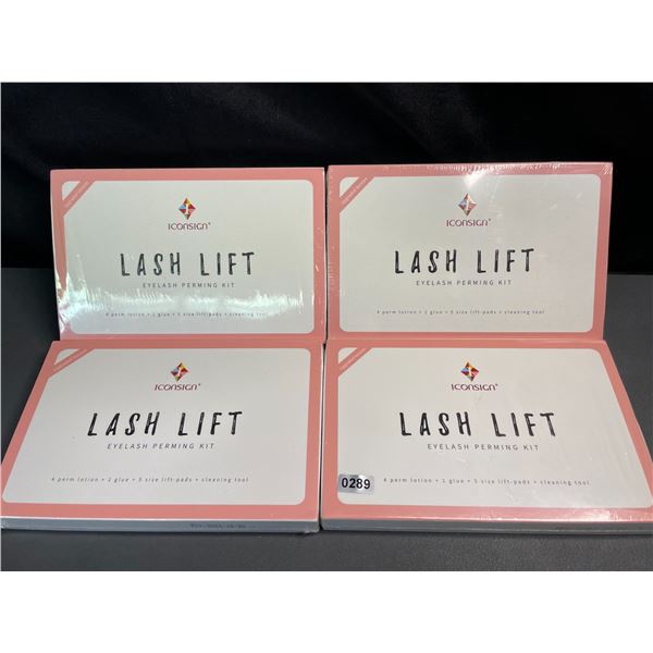 Lot of 4 Lash Lift Kits - DIY Eyelash Perming Kits - Brand New