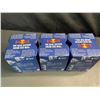 Image 2 : Lot of 3 4-Pack Boxes of Redbull Blue Edition Energy Drinks (12 Drinks Total) - New