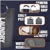 Image 2 : Lot of 1 Caroeas X-Large 90L Laundry Basket with Padded Handles - Dark Grey - Brand New!