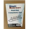 Image 4 : Lot of 1 Simple Houseware 5-Compartment Bicycle Rack (Large 70inch Size) - Brand New!