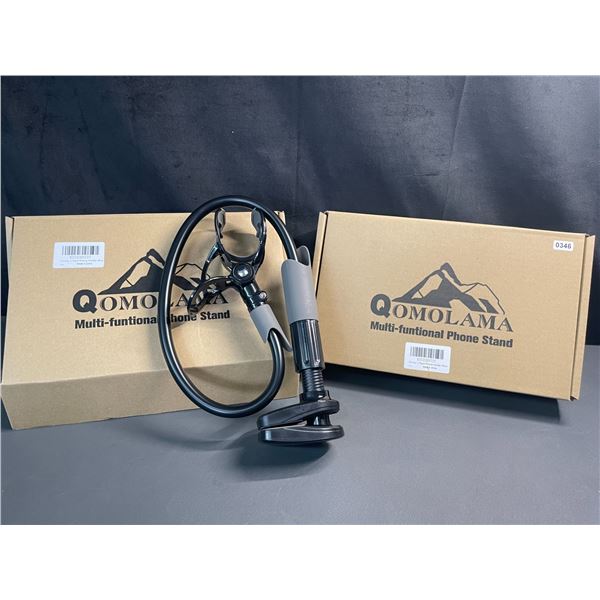 Lot of 2 Canjoy Flexible Gooseneck Phone Holders for Bed; "Lazy" Phone Holders - Brand New!