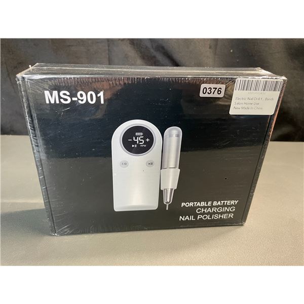 Lot of 1 Portable/Rechargeable Electric Nail Drill - Brand New Sealed!