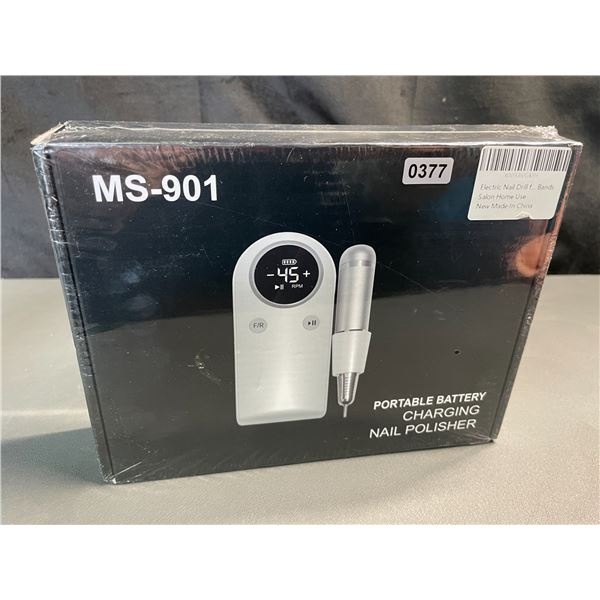 Lot of 1 Portable/Rechargeable Electric Nail Drill - Brand New Sealed!