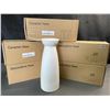Image 1 : Lot of 5 Ceramic Vases - 9 inch - White - Brand New