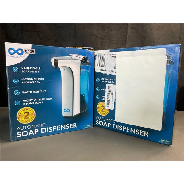 Lot of 2 Automatic Soap Dispensers