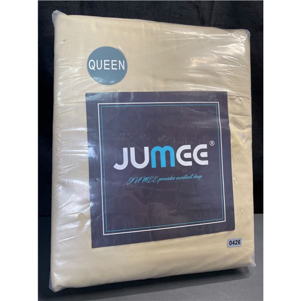 Lot of 1 Jumee Deep-Pocket 4PC Queen Size Sheet Set - Brand New