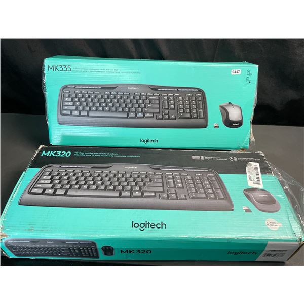 Lot of 2 Logitech Keyboards - MK335 & MK320 - New