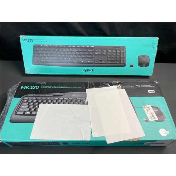 Lot of 2 Logitech Keyboards - MK235 & MK320 - New