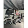 Image 1 : Lot of 1 Sega Genesis Console with 2 Controllers, 3 Games & Cord - Used - Powers On