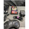 Image 4 : Lot of 1 Sega Genesis Console with 2 Controllers, 3 Games & Cord - Used - Powers On