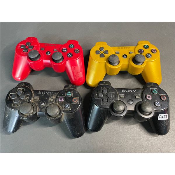 Lot of 4 Playstation 2 Controllers - Used