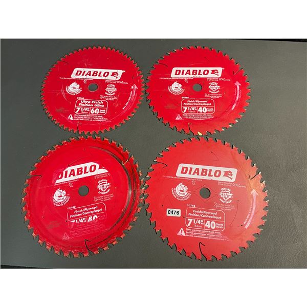 Lot of 4 Diablo Saws - Used
