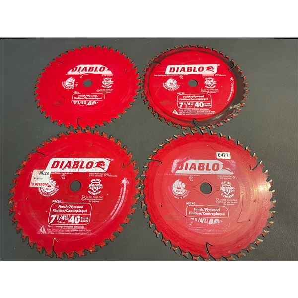 Lot of 4 Diablo Saws - Used