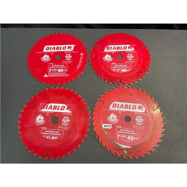 Lot of 4 Diablo Saws - Used