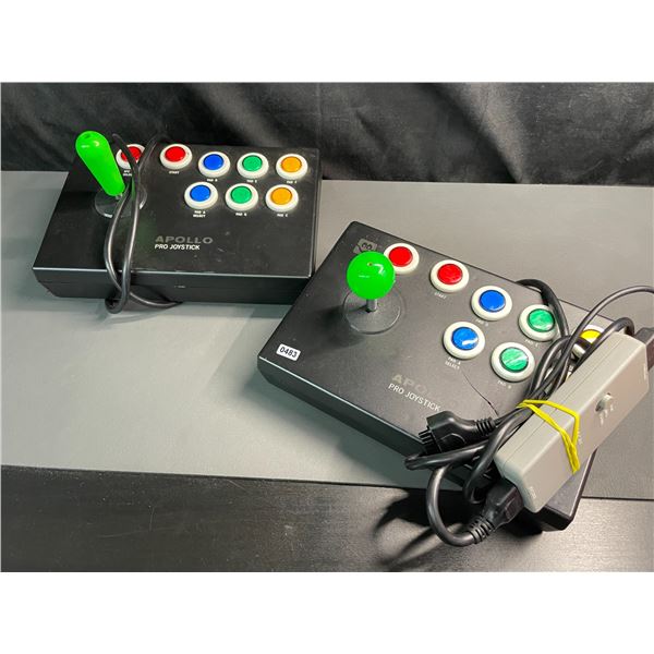 Lot of 2 Vintage Apollo Pro Joysticks - Used