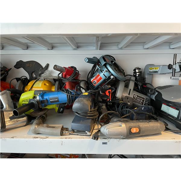 Lot of 1 Entire Shelf of Miscellaneous Goods - Reseller's Dream Lot! - Used Tools