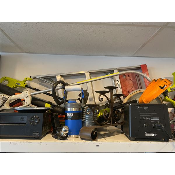 Lot of 1 Entire Shelf of Miscellaneous Goods - Reseller's Dream Lot! -Tools, Home Goods, etc.