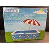 Image 1 : Lot of 1 Mibote Family Inflatable Swimming Pool - LARGE 118" X 72" X 20" Size - Brand New!