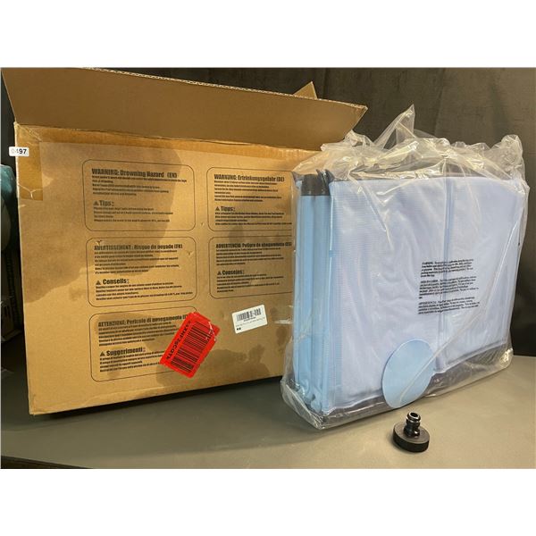 Lot of 1 Foldable Kiddie Swimming Pool - 63 inchx 12 inch - New