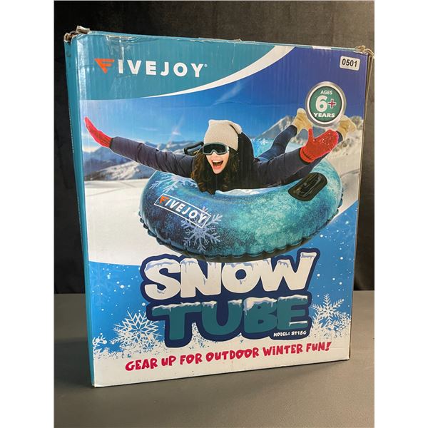 Lot of 1 Fivejoy Inflatable Snow Tube - New