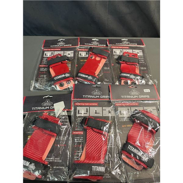Lot of 6 Bear Grip Titanium Hand Grips - Brand New