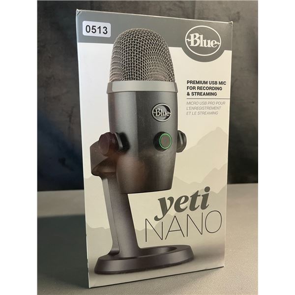 Lot of 1 YETI Nano Premium USB Mic for Recording & Streaming - NEW