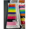 Image 2 : Lot of 10 Packs of Colorful Strong Hair Ties for Thick Hair - New