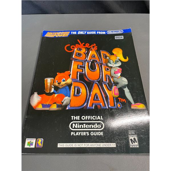 Lot of 1 Official Nintendo Power Magazine - Conker's Bad Fur Day Front Cover - Collectible Item
