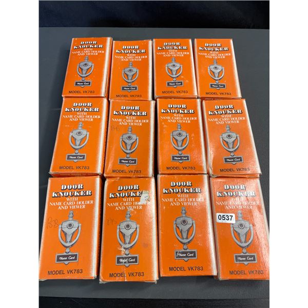 Lot of 12 Door Knockers - New