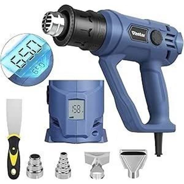 Lot of 1 Vastar 2000W Digital Display Heat Gun/Hot Air Gun - Brand New!