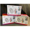 Image 1 : Lot of 3 Multi-Packs of RGB/White LED GU10 Light Bulbs - 4 Per Pack/12 Total - Brand New