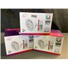 Image 1 : Lot of 3 Multi-Packs of RGB/White LED GU10 Light Bulbs - 4 Per Pack/12 Total - Brand New