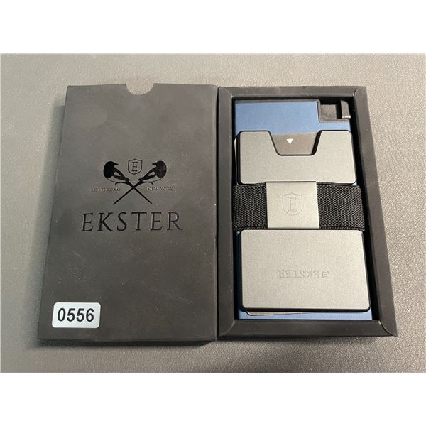 Lot of 1 Ekster Premium Men's Wallet/Aluminum Cardholder Blue - Brand New ($120 RETAIL!!!)