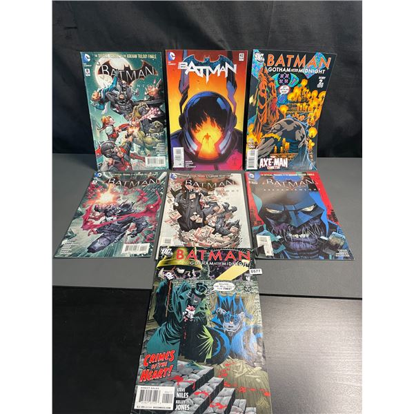 Lot of 7 Assorted Batman Collectible Comic Books