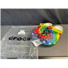 Image 1 : Lot of 1 Pair of Authentic Crocs Shoes - Rainbow/Tie Dye - Unisex Size 9 Womens/Mens 7 - NEW