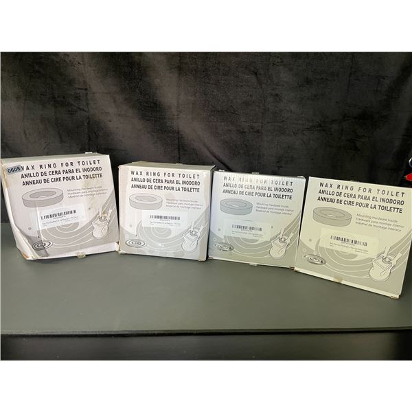 Lot of Wax Rings for Toilets - Brand New Multi-Packs