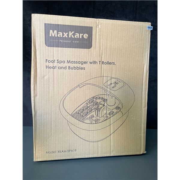 Lot of 1 MaxKare Heated Foot Spa Massager - Brand New!