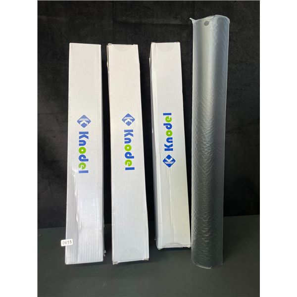 Lot of 3 Knodel Large Desktop Mats/Office Desk Mats - 35.4"x17" - Black - Brand New!