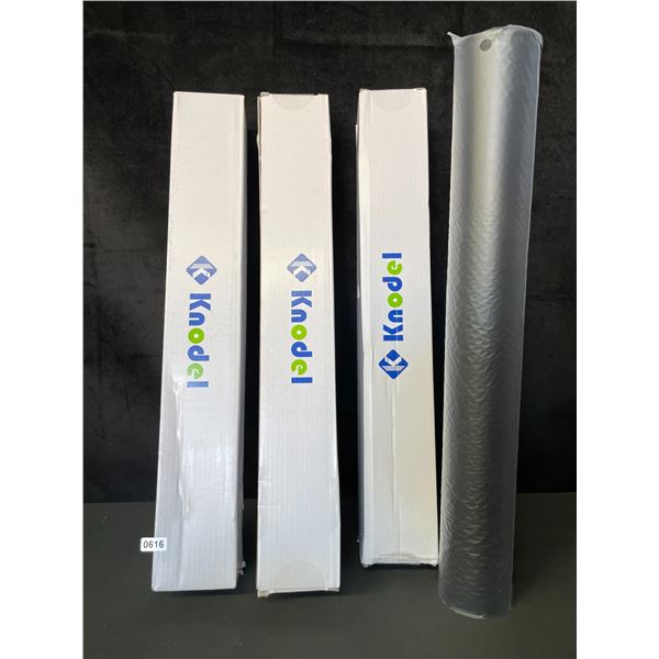 Lot of 3 Knodel Large Desktop Mats/Office Desk Mats - 35.4"x17" - Black - Brand New!