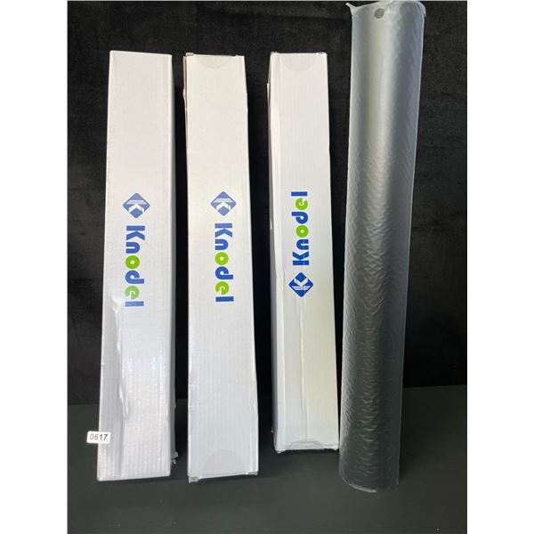 Lot of 3 Knodel Large Desktop Mats/Office Desk Mats - 35.4"x17" - Black - Brand New!