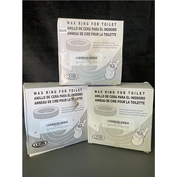Lot of Wax Rings for Toilets - Brand New Multi-Packs