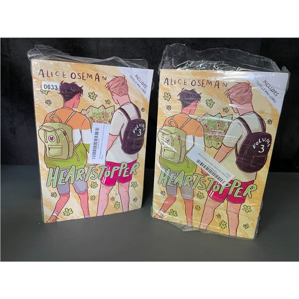 Lot of 2 "Heartstopper" 1-4 Series Book Sets (Netflix Series) - Brand New!