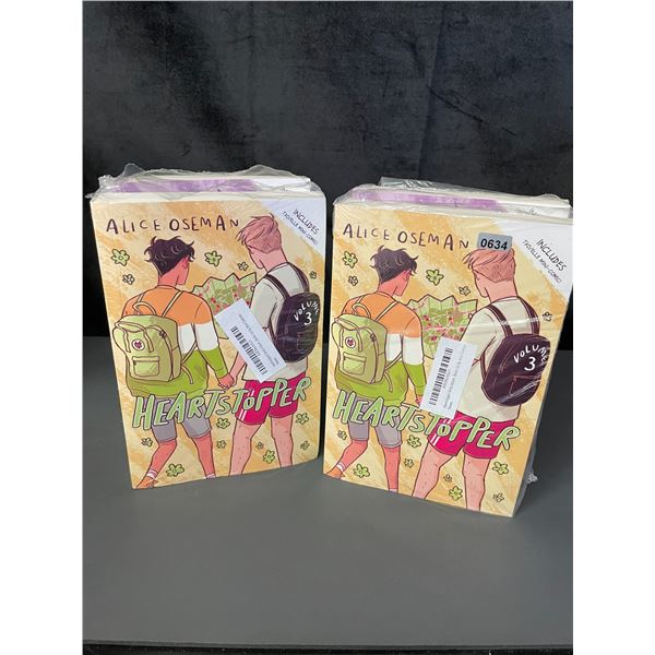 Lot of 2 "Heartstopper" 1-4 Series Book Sets (Netflix Series) - Brand New!