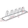 Image 2 : Lot of 1 Simple Houseware 5-Compartment Bicycle Rack (Large 70inch Size) - Brand New!