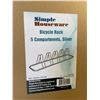 Image 3 : Lot of 1 Simple Houseware 5-Compartment Bicycle Rack (Large 70inch Size) - Brand New!