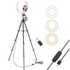 Image 1 : Lot of 1 Taotronics LED Selfie Video Ring Light (12in) w/ Adustable Tripod Stand - Brand New!