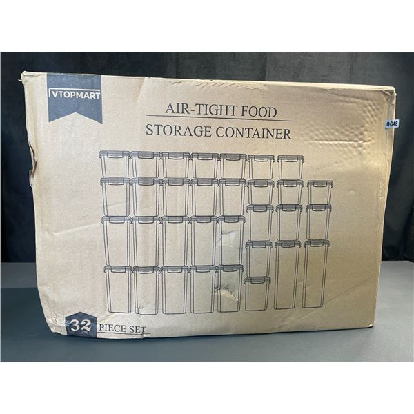 Lot of 1 32-Piece Air-Tight Food Storage Plastic Storage Container Set - BRAND NEW!